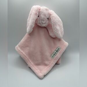 Blankets & Beyond Plink Bunny Rabbit Lovey Security Blanket Long Ears Soft 15”